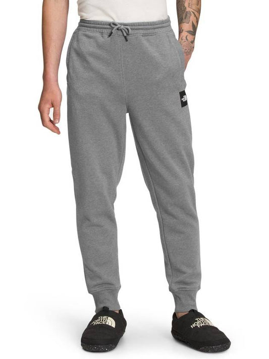 Men's Box NSE Jogger Cotton Track Pants Grey - THE NORTH FACE - BALAAN 1