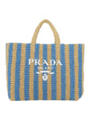 Crochet Logo Tote Bag - PRADA - BALAAN 1