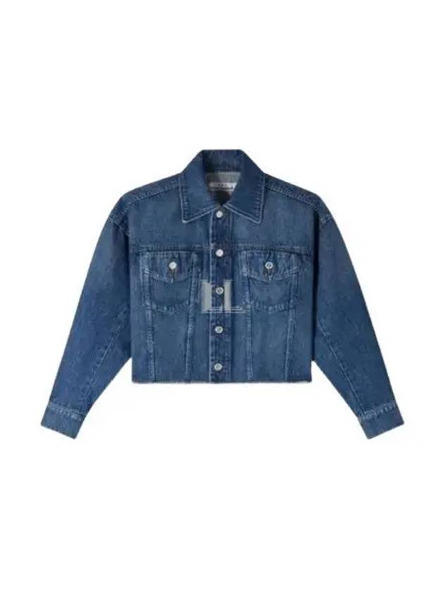 Sainters Crop Denim Jacket Stonewashed Indigo - A.P.C. - BALAAN 2