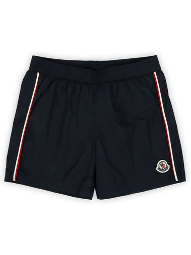 Kids Logo Patch Swim Pants Navy 2C00009 53326 742 - MONCLER - BALAAN 1