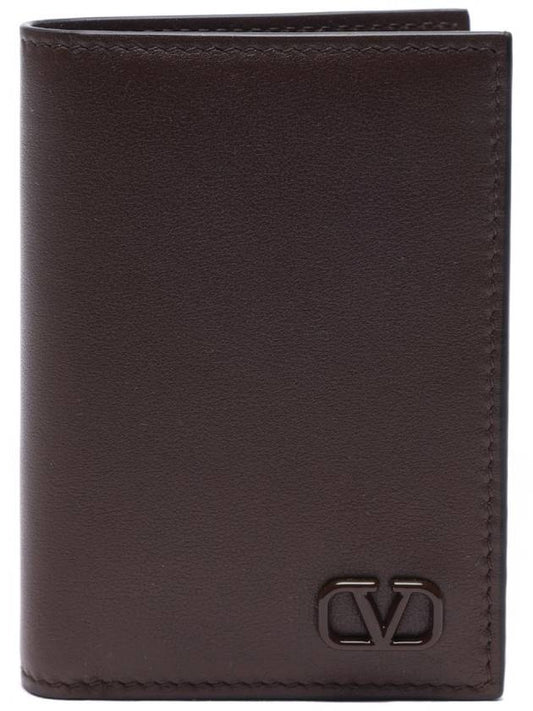 Men's V Logo Signature Half Wallet - VALENTINO - BALAAN 2