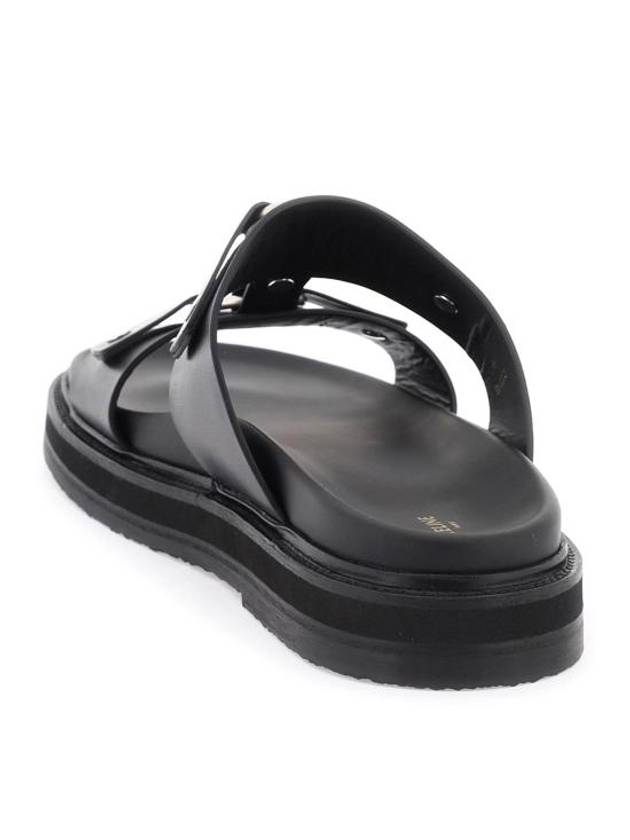 Tippi Vegetal Tanned Calfskin Slipper Black - CELINE - BALAAN 4