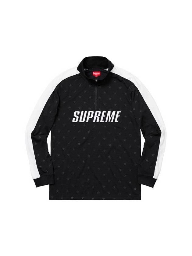 18FW half zip pullover black star star star jacket Track Half Zip Pullover Black - SUPREME - BALAAN 1