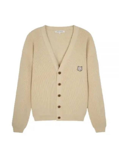 Bold Fox Head Cardigan Ivory - MAISON KITSUNE - BALAAN 2