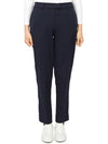 Women's Lux 4 Way Stretch Twill Straight Pants Navy - G/FORE - BALAAN 2