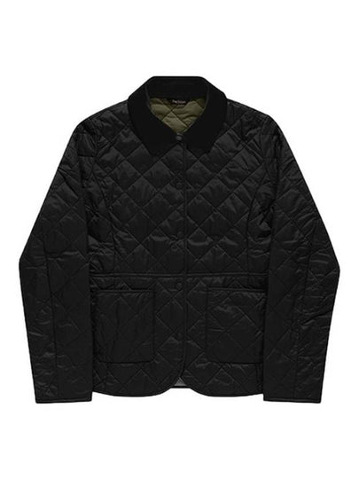 Deveron Quilting Jacket Olive Black - BARBOUR - BALAAN 2