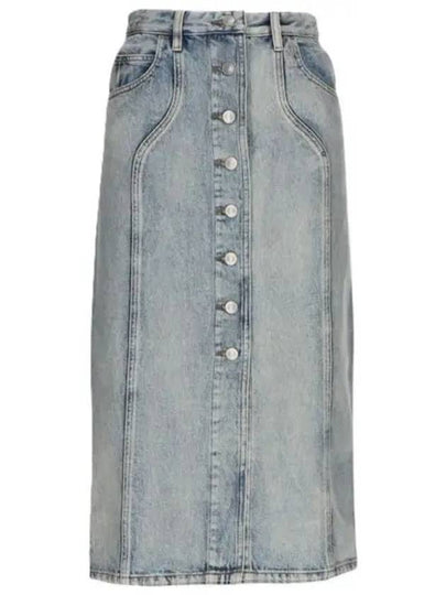 24 VESNA JU0073FB B1H02E 30LU long denim skirt - ISABEL MARANT - BALAAN 1