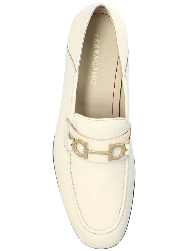 FERRAGAMO Shoes Biarritz Type Loafers, Men's, Cream - SALVATORE FERRAGAMO - BALAAN 6