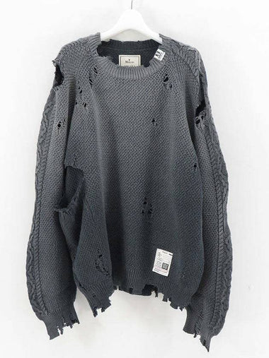 sun faded knit pullover - MIHARA YASUHIRO - BALAAN 1