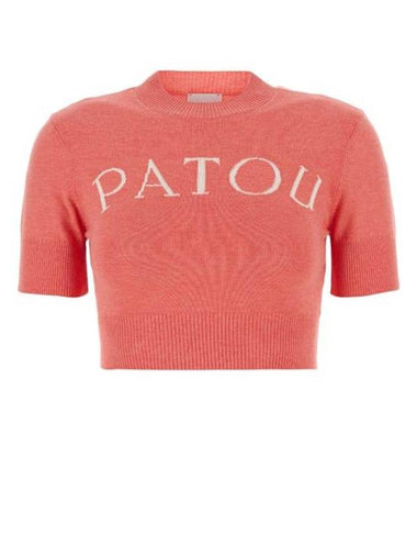 24SS Patou Sweater KN1548067 455P Pink - PATOU - BALAAN 1