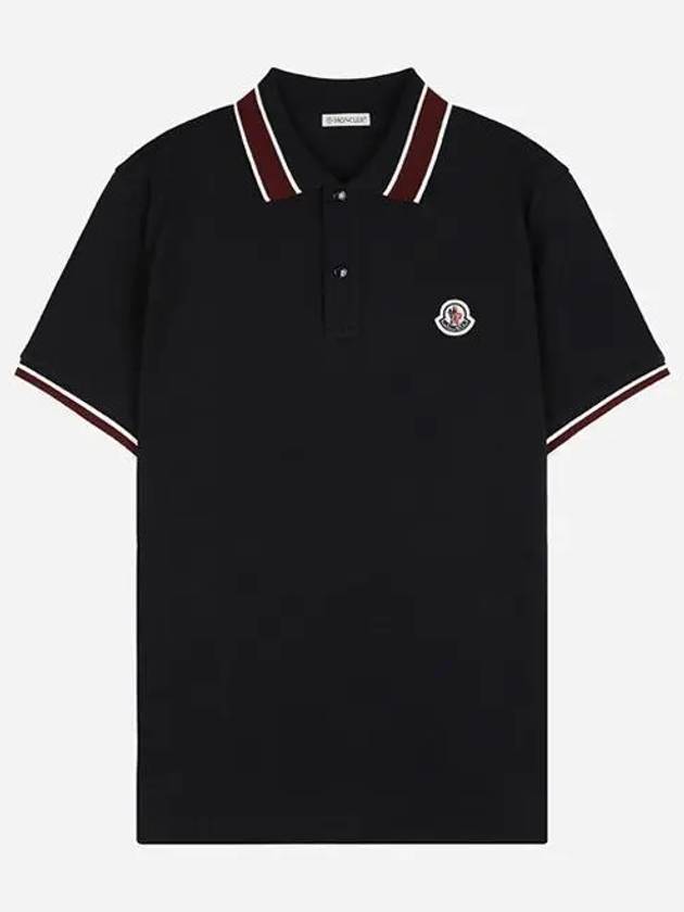 Logo Patch PK Shirt Dark Blue - MONCLER - BALAAN 2