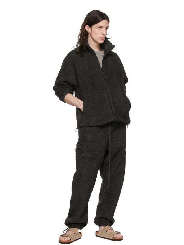 Sherpa Fleece Lounge Track Pants Black - FEAR OF GOD ESSENTIALS - BALAAN 5