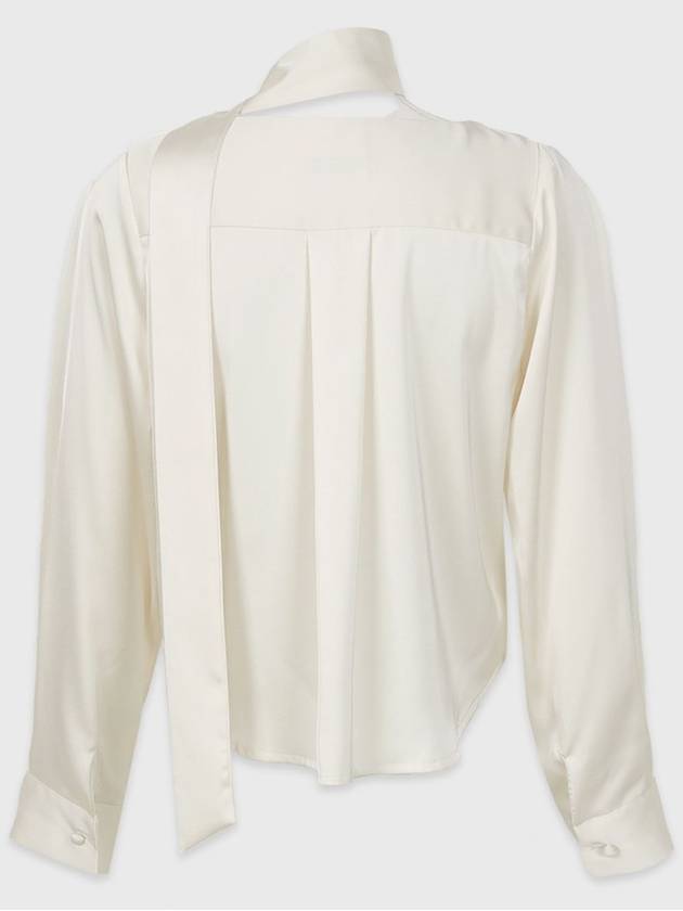 Women Glam Satin Blouse Beige - MICANE - BALAAN 9