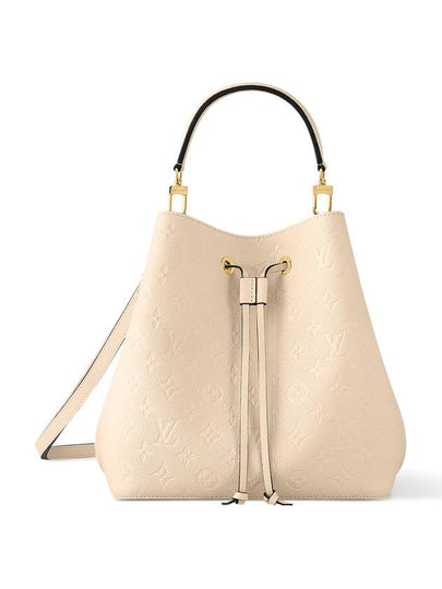 Neonoe MM Leather Bucket Bag Cream - LOUIS VUITTON - BALAAN 2