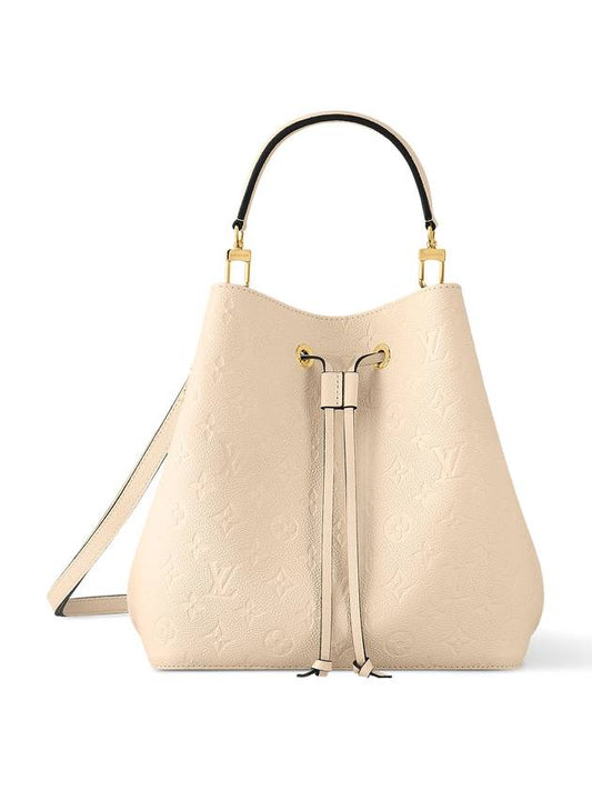 Neonoe MM Leather Bucket Bag Cream - LOUIS VUITTON - BALAAN 2