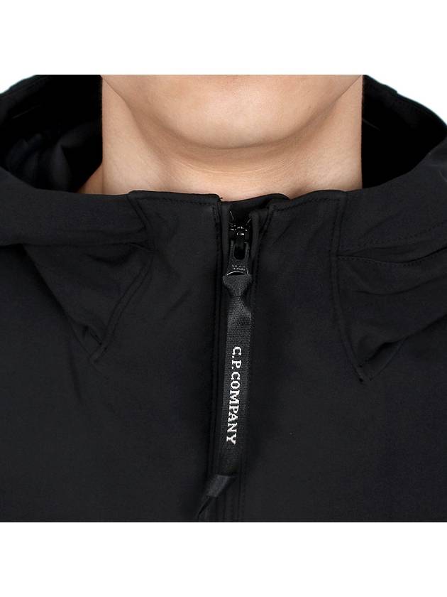 Shell R Hooded Jacket Black - CP COMPANY - BALAAN 8