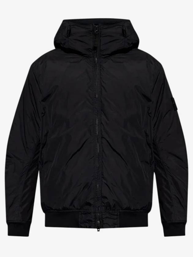 Crinkle Reps R NY Padding Black - STONE ISLAND - BALAAN 6