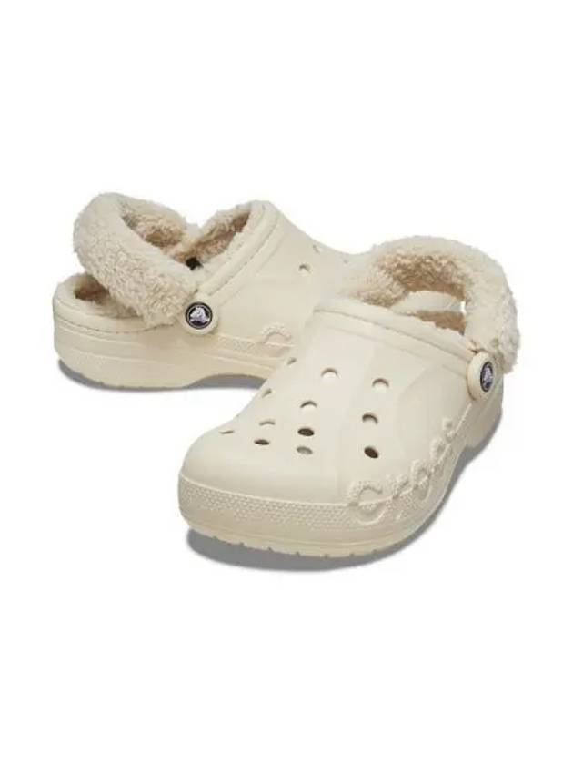 Unisex ADULT BAYA LINED FUZZ STRAP CLOG WWT 24FUCL206633 - CROCS - BALAAN 1