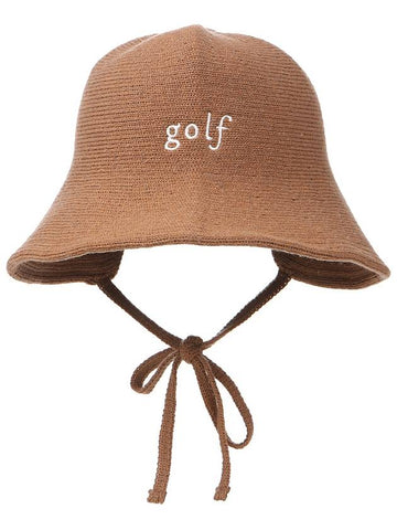 golf knit bucket hatbrown - MILESANDMILESANDMILES - BALAAN 1