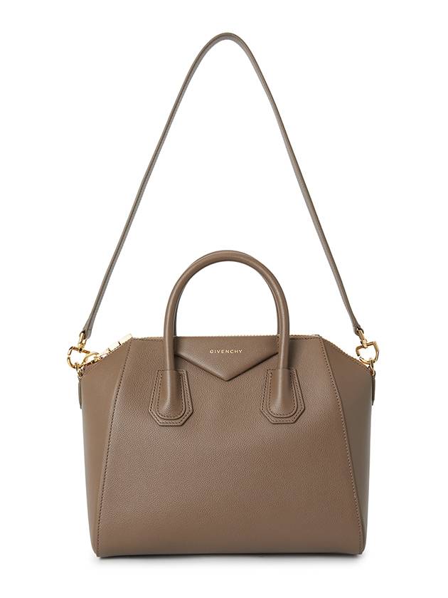 Antigona Small Calfskin Tote Bag Taupe - GIVENCHY - BALAAN 7