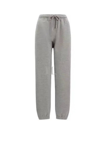 Logo Patch Fleece Jogger Track Pants Grey - MONCLER - BALAAN 2