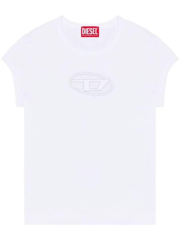 T Angie Peekaboo Logo Short Sleeve T-Shirt White - DIESEL - BALAAN 2