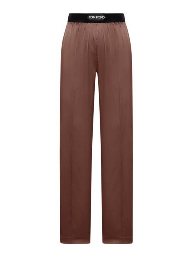 Denim Straight Pants PAW397FAX881KB750 DARK BROWN Brown - TOM FORD - BALAAN 1