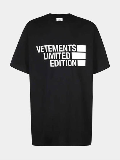 Big Logo Short Sleeve T-Shirt Black - VETEMENTS - BALAAN 2