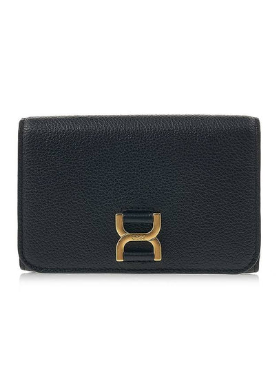 Marcie Medium Compact Half Wallet Black - CHLOE - BALAAN 2