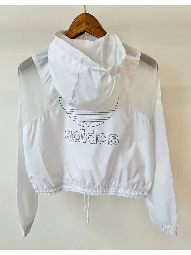 Cropped Windbreaker White - ADIDAS - BALAAN 6