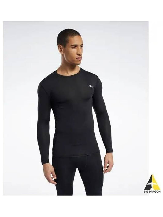 WOR COMPR Long Sleeve Black FP9105 - REEBOK - BALAAN 1