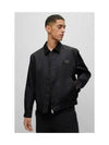 Men s Belton Logo Zip up Jacket Black - HUGO BOSS - BALAAN 2