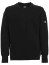 Lens Wappen Two Pocket Sweatshirt Black - CP COMPANY - BALAAN 1