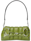 Horsebit Chain Small Green 764339 - GUCCI - BALAAN 4