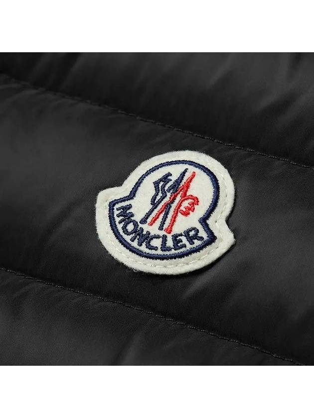 Liane Logo Patch Down Vest Black - MONCLER - BALAAN 6