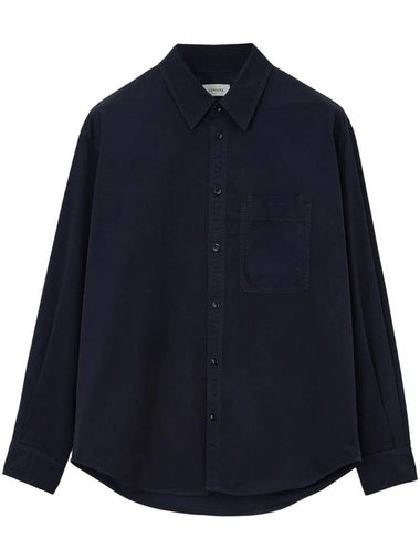 Relaxed Workwear Long Sleeve Shirt Ash Black - LEMAIRE - BALAAN 1