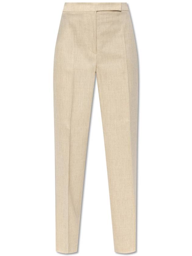 Max Mara ‘Cappa’ Trousers, Women's, Beige - MAX MARA - BALAAN 1