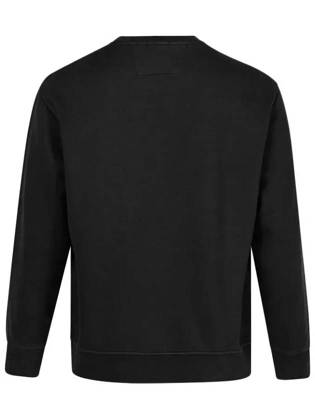 Embroidery Logo Sweatshirt Black - CP COMPANY - BALAAN 4