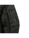 Liner Padded Bomber Jacket Black - CP COMPANY - BALAAN 8