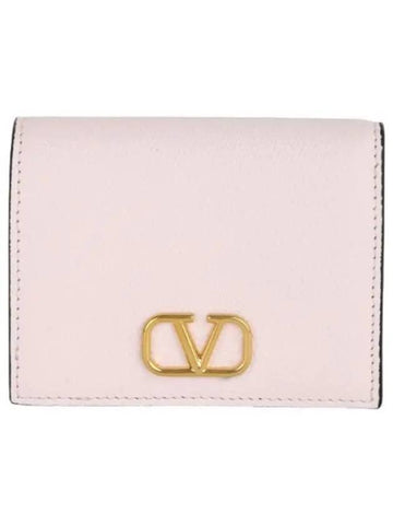 logo signature bifold wallet women - VALENTINO - BALAAN 1