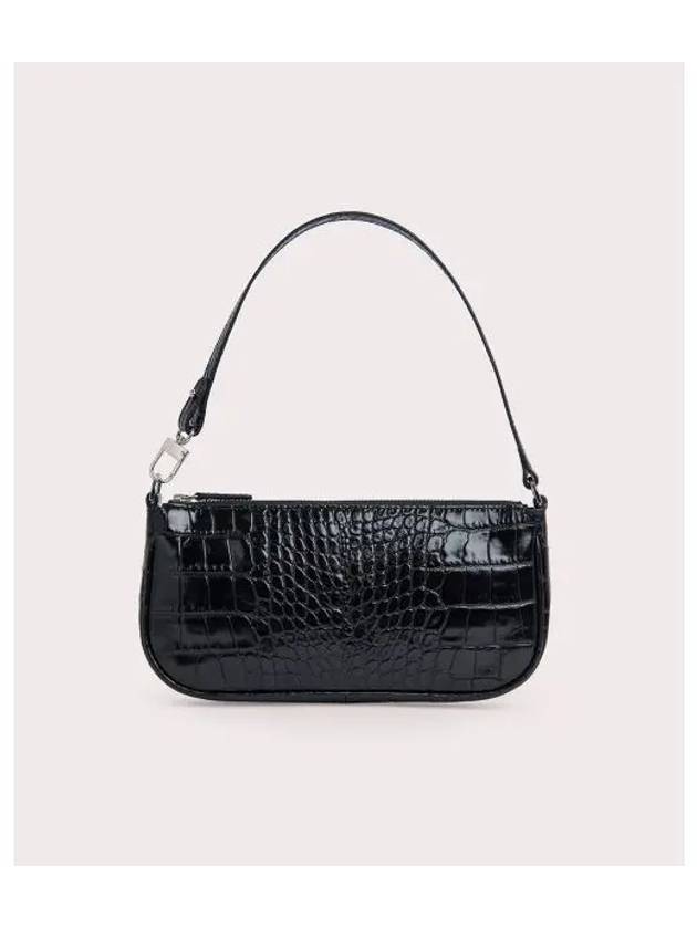 RACHEL CROCO EMBOSSED LEATHER BLACK B1BRPM021WSBBK0CW0 - BY FAR - BALAAN 1