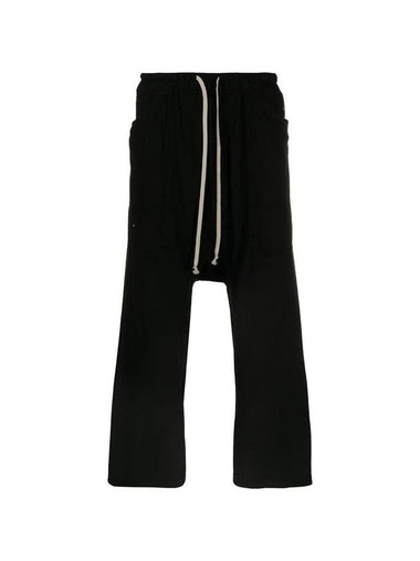 Drawstring Cargo Baggy Pants Black - RICK OWENS - BALAAN 1