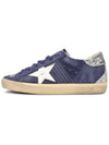 Superstar Glitter Tab Low Top Sneakers Blue - GOLDEN GOOSE - BALAAN 5