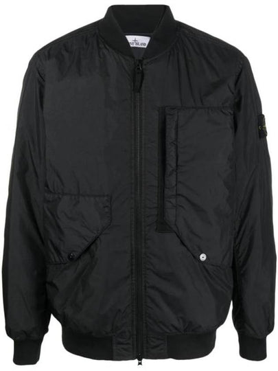 Garment Dyed Crinkle Reps Jacket Black - STONE ISLAND - BALAAN 2