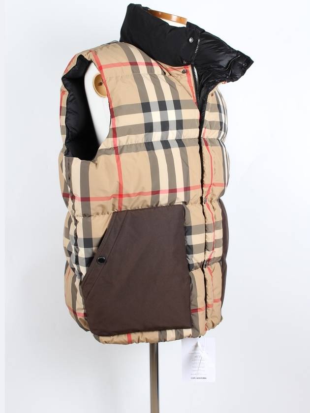 Check Tech Down Padded Vest - BURBERRY - BALAAN 6