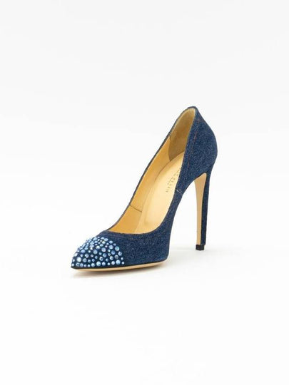 Women Denim High Heel Shoes SW022188 - PHILIPP PLEIN - BALAAN 2