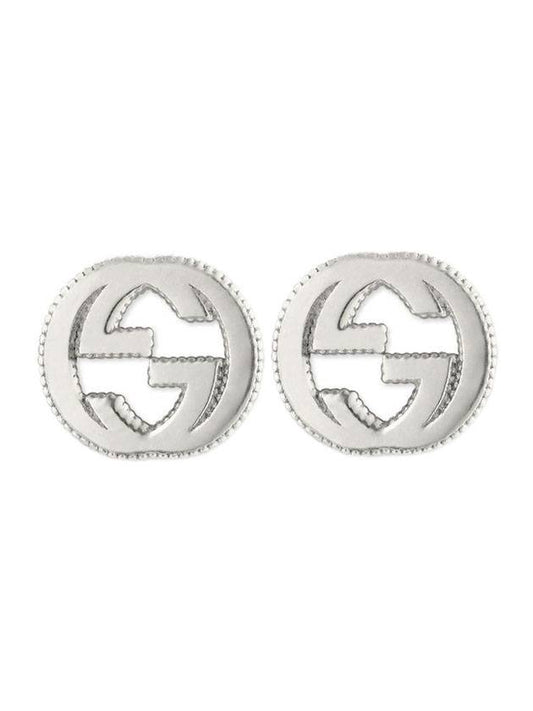 Interlocking G Earrings In Silver Silver - GUCCI - BALAAN 1