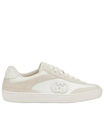 Interlocking G Low Top Sneakers White - GUCCI - BALAAN 1