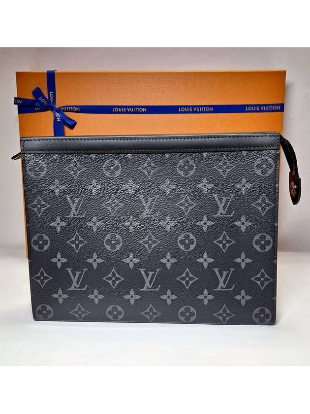 Pochette Voyage Monogram Eclipse Pouch Bag Black - LOUIS VUITTON - BALAAN 2