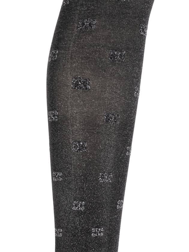 Ganni Tights With Decorative Finish, Women's, Black - GANNI - BALAAN 2